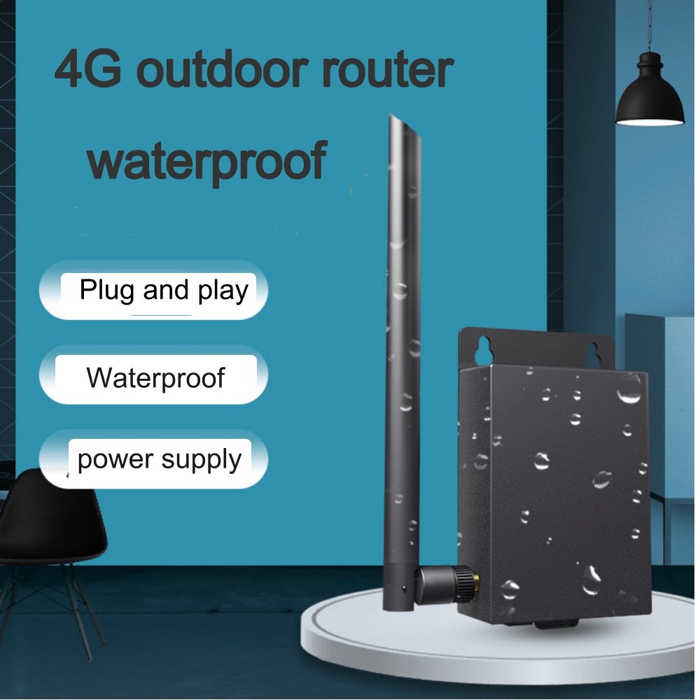 Outdoor CAT4 3G 4G LTE CPE Router 300M 2.4G WIFI Hotspot Outdoor sim 4g router for Security Monitor